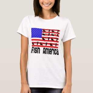 Camiseta El regalo de pesca en Estados Unidos
