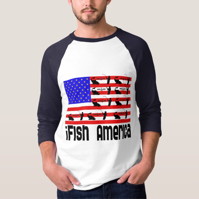 Camiseta El regalo de pesca en Estados Unidos (Anverso)