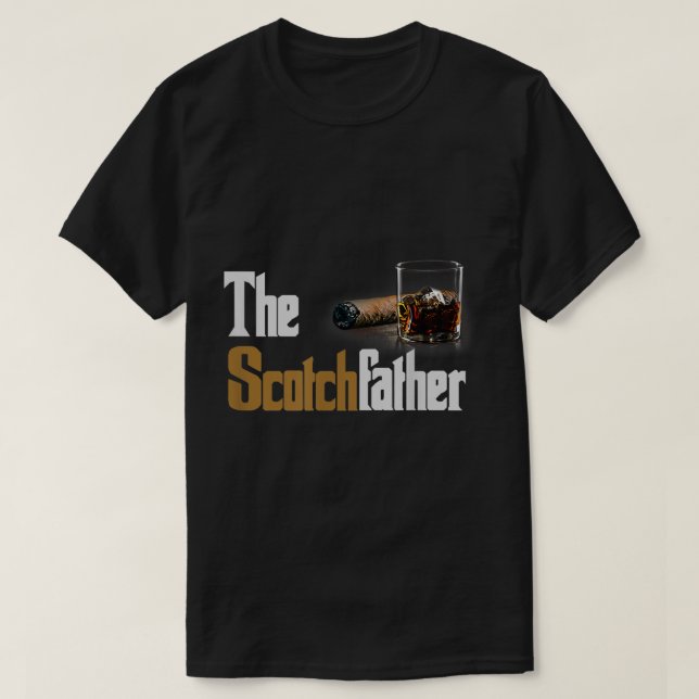 Camiseta El regalo de Whiskey Lover de T-Shirt, padre escoc (Diseño del anverso)