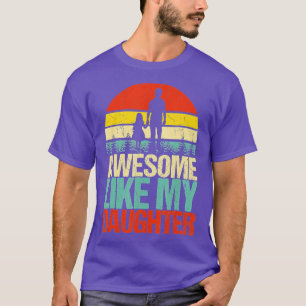 Camiseta El regalo del Día del Padre de la hija esposa incr