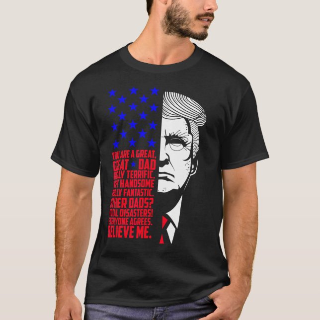 Camiseta El regalo del Día del Padre del Gran Padre Donald  (Anverso)