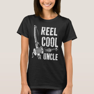 Camiseta El regalo del Día del Padre del Tío Pescador Reel