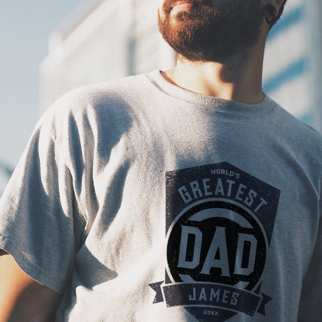Camiseta El regalo del Día del Padre Moderno más grande que (Subido por el creador)