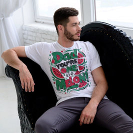 Camiseta El regalo del Día del Padre, uno en un melón