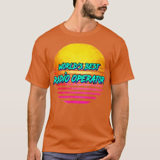 Camiseta El regalo del divertido operador de radio retro de