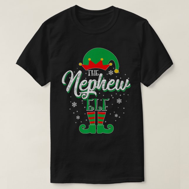 Camiseta El regalo del grupo de Navidades coincidentes de l (Diseño del anverso)
