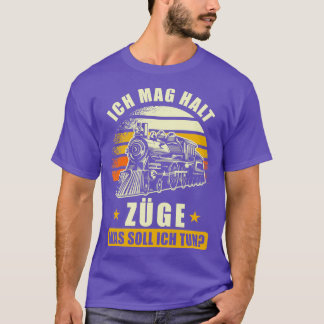 Camiseta El regalo del Ironbahner de tren dice gracioso