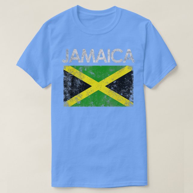 Camiseta El regalo del orgullo de la bandera jamaiquina (Diseño del anverso)