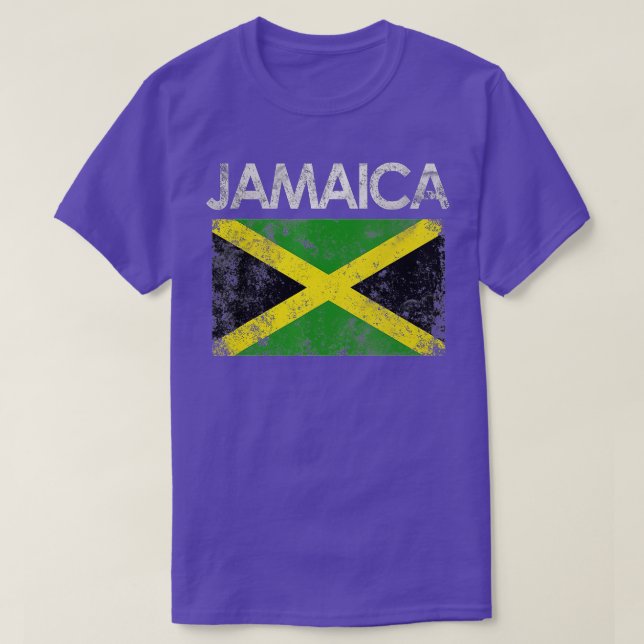Camiseta El regalo del orgullo de la bandera jamaiquina  (Diseño del anverso)