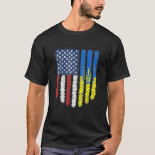 Camiseta El regalo del orgullo de la bandera ucraniana