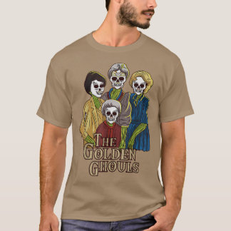 Camiseta El regalo divertido de Golden Ghouls Halloween 275
