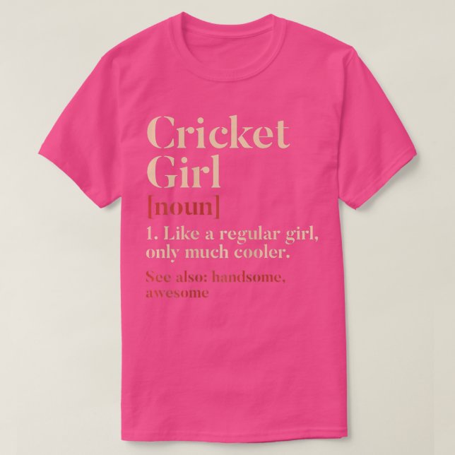 Camiseta El regalo divertido de la definición de Chica de c (Diseño del anverso)