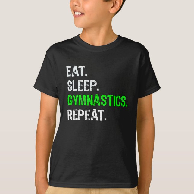 Camiseta El regalo divertido de la gimnasia de los (Anverso)