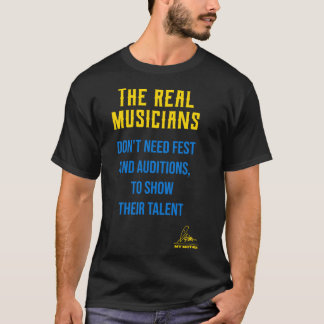 Camiseta El regalo divertido de los verdaderos músicos