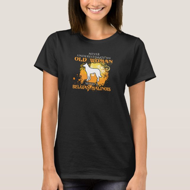 Camiseta el regalo divertido del amor belga Malinois (Anverso)