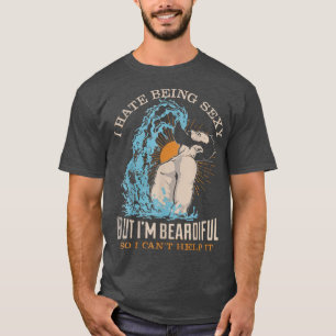 Camiseta El regalo divertido del día del padre Beard papá p