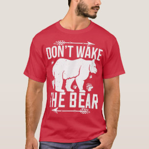 Camiseta El regalo divertido del oso - No despertes al oso