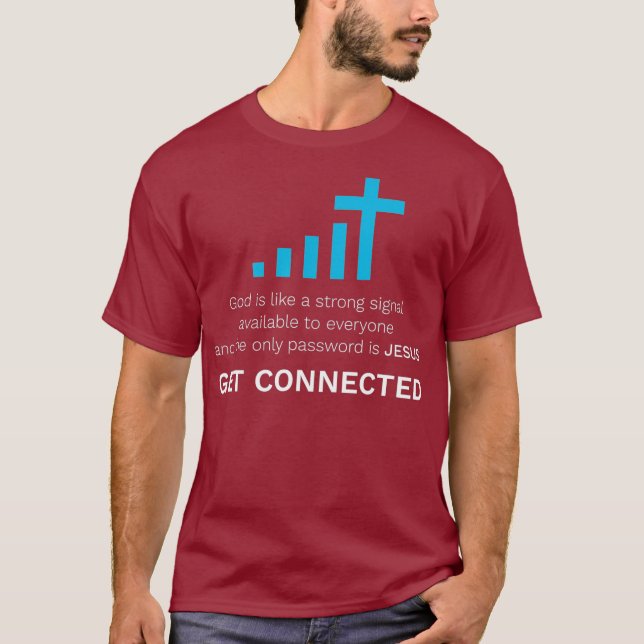 Camiseta El regalo gracioso del sacerdote católico se conec (Anverso)