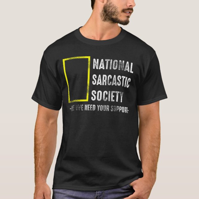 Camiseta El regalo irónico de la Sociedad del Sarcasmo (Anverso)