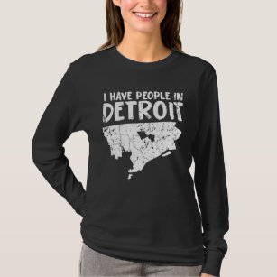 Camiseta El regalo Michigan divertido de Detroit es hogar