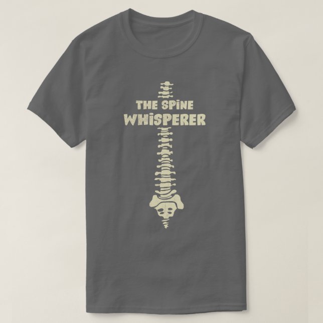 Camiseta El regalo osteopático quiropráctico de susurro de  (Diseño del anverso)