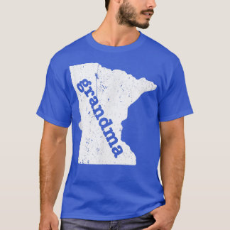 Camiseta El regalo personalizado de la abuela de Minnesota 