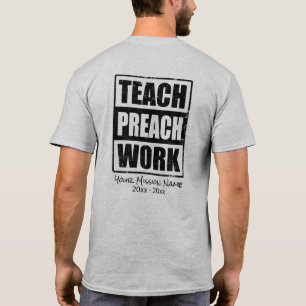 Camiseta El regalo personalizado del misionario enseña