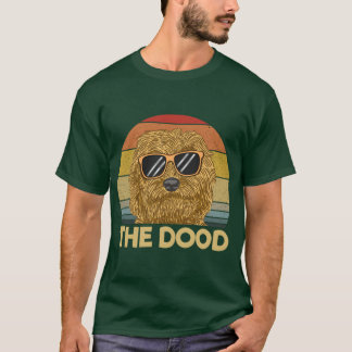 Camiseta El regalo retro del perro dorado Doodle divertido