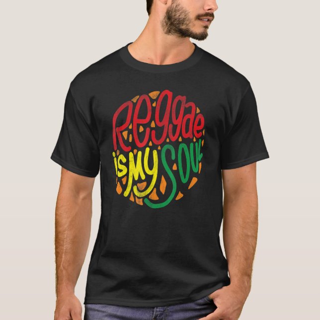 Camiseta El reggae es mi alma (Anverso)