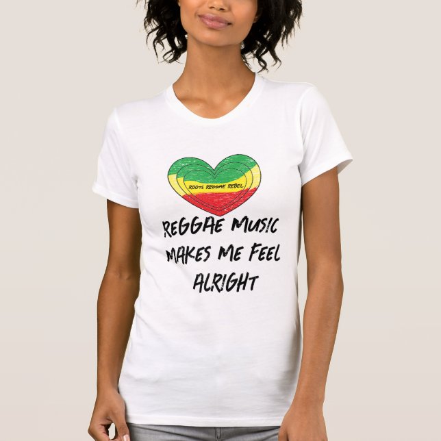 Camiseta El Reggae Me Hace Sentir Bien (Anverso)