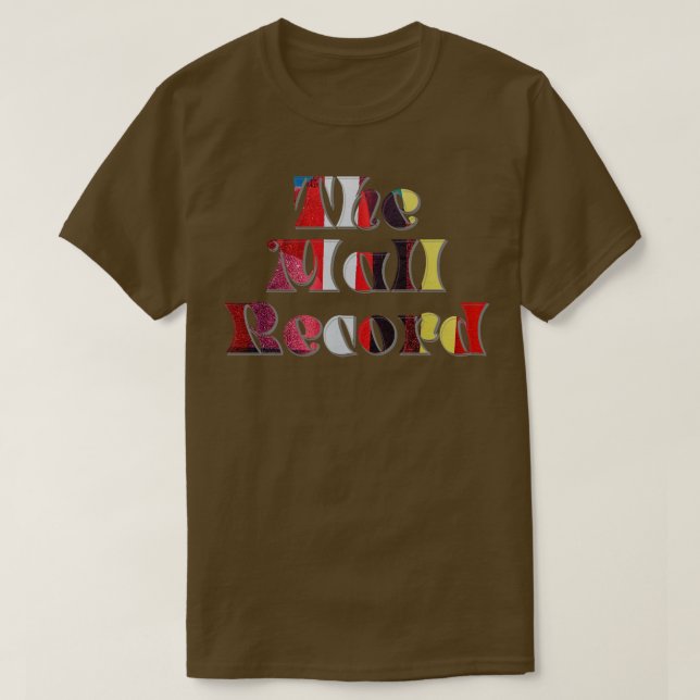 Camiseta El registro de centros comerciales (Diseño del anverso)