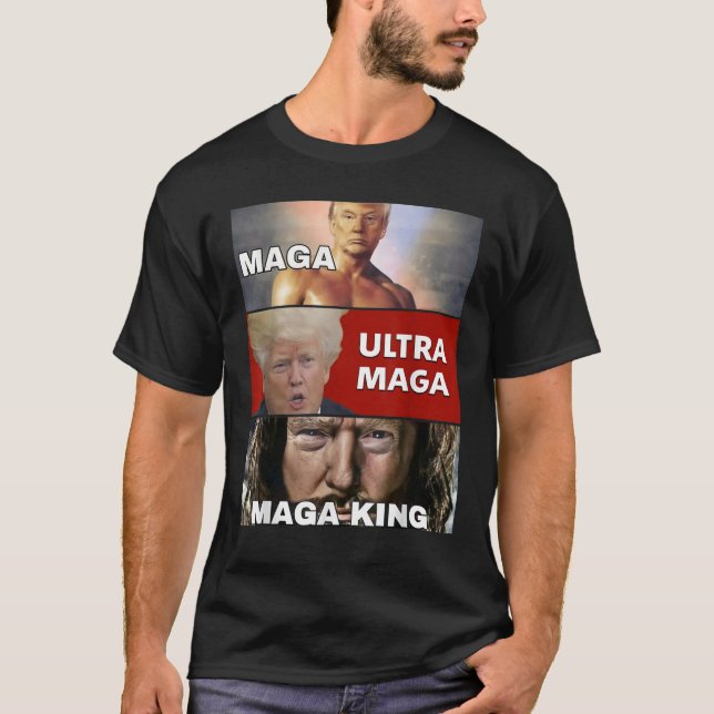 Camiseta El Regreso De La Gran Maga Del Rey Trump Ultra Mag (Anverso)
