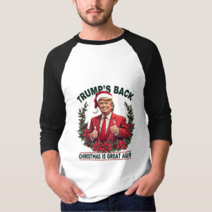 Camiseta El regreso de Trump La Navidad es genial de nuevo