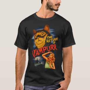 Camiseta El Regreso Del Gato Funny De Vampurr