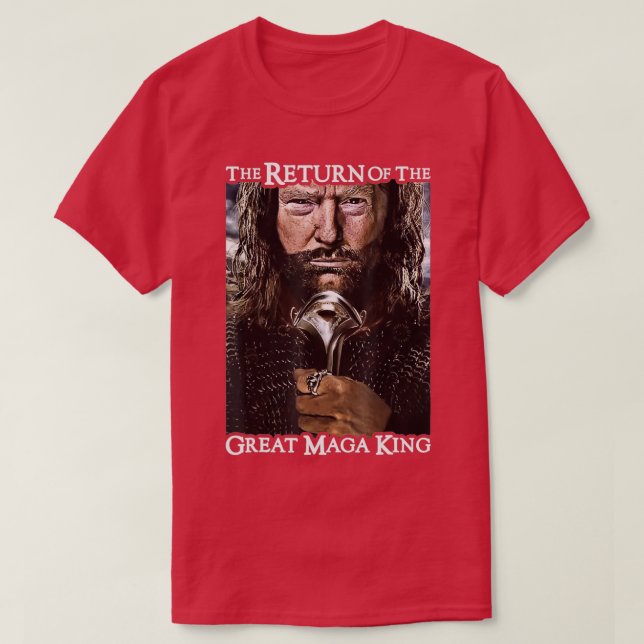 Camiseta El Regreso Del Gran Rey    De Maga 1  (Diseño del anverso)