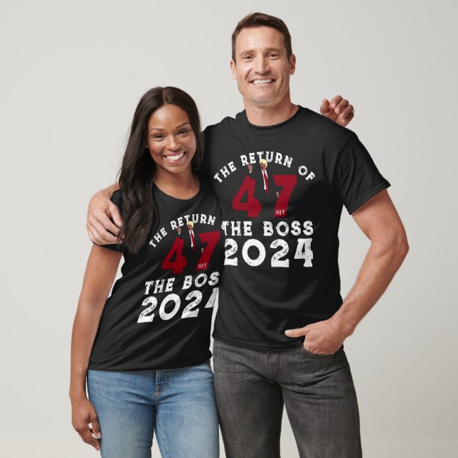 CAMISETA EL REGRESO DEL JEFE TRUMP 2024 (Unisexo)