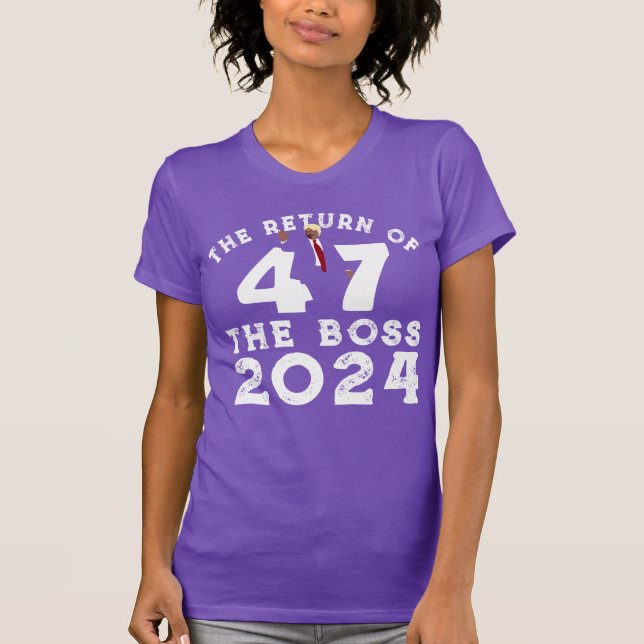 CAMISETA EL REGRESO DEL JEFE TRUMP 2024 (Anverso)
