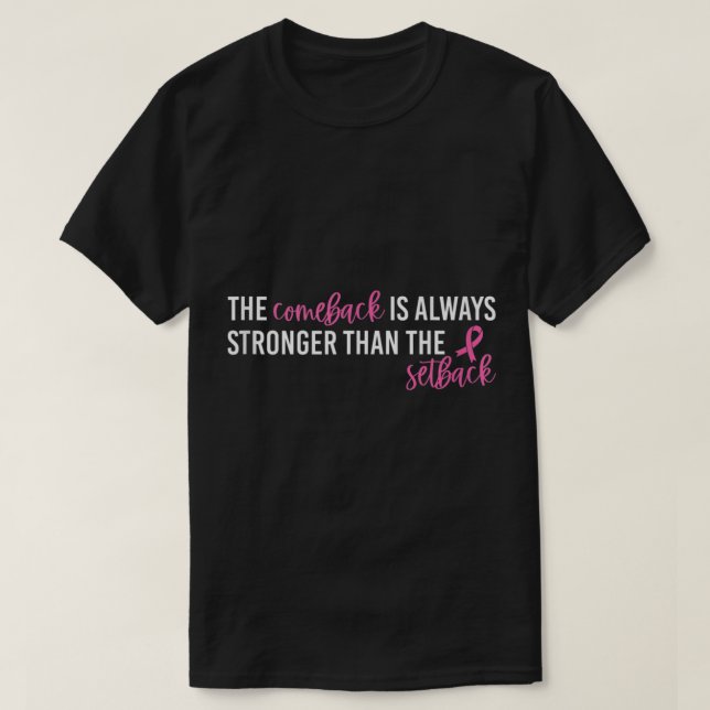 Camiseta El Regreso Siempre Es Más Fuerte Que Las Zonas De  (Diseño del anverso)