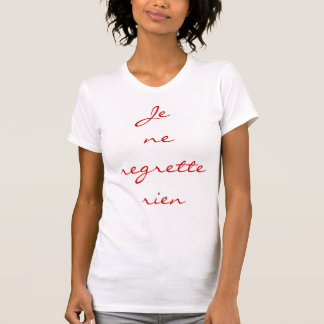 Camiseta El regrette del ne de Je rien