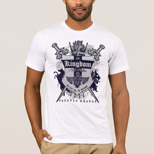 Camiseta El reino dentro (azul) (Anverso)
