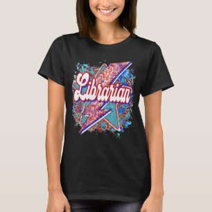 Camiseta El relámpago bibliotecario de profesores vuelve a