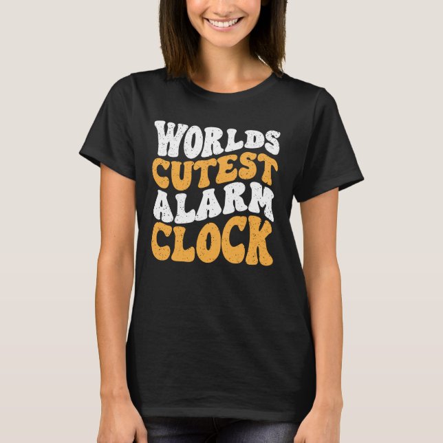 Camiseta El reloj de alarma más grande del mundo (Anverso)
