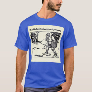 Camiseta El Reloj Maravilla Howard Pyle 1915 0331 El Blacks
