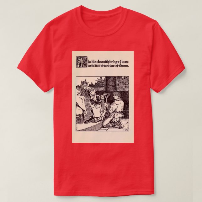 Camiseta El Reloj Maravilla Howard Pyle 1915 0337 El Blacks (Diseño del anverso)
