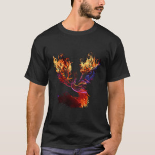 Camiseta El Renacimiento De Las Aves De Fuego Fénix Se Leva