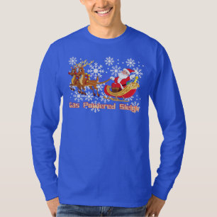Camiseta El reno alimentado por gas de Santa María