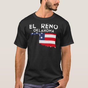 Camiseta El Reno EE.UU. EE.UU. viajes Oklahoman