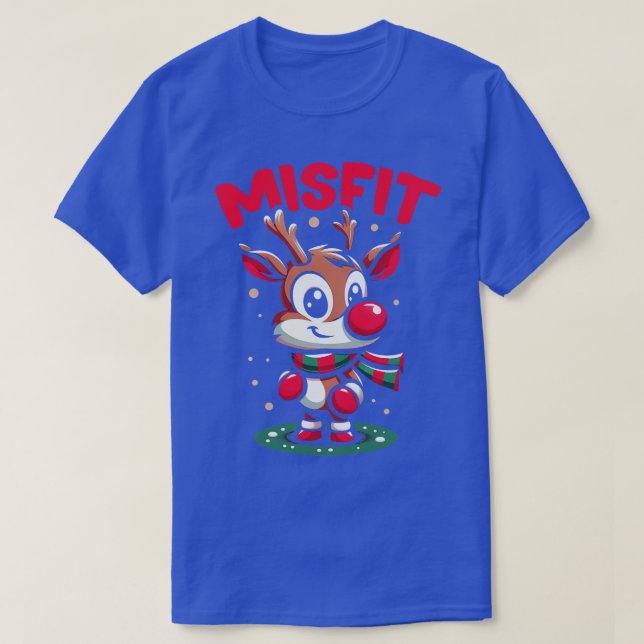 Camiseta El reno malvado Rudolph el Red Nosed (Diseño del anverso)