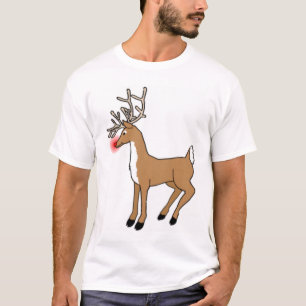 Camiseta El reno sospechado rojo