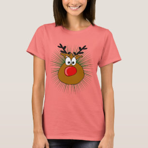 Camiseta el reno sospechado rojo